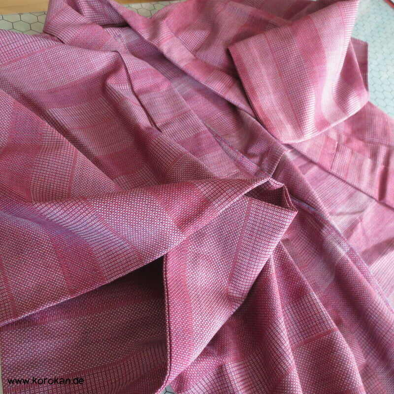 gewebte Musterstreifen Hitoe Kimono