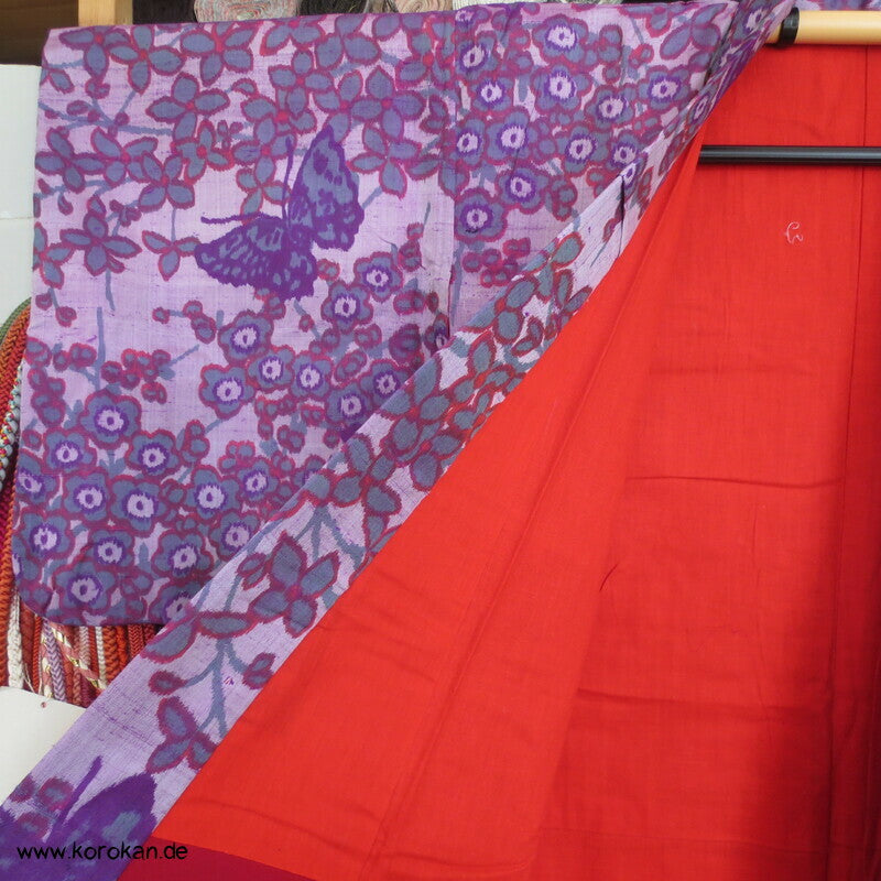 Schmetterlinge und Blüten Meisen Kimono