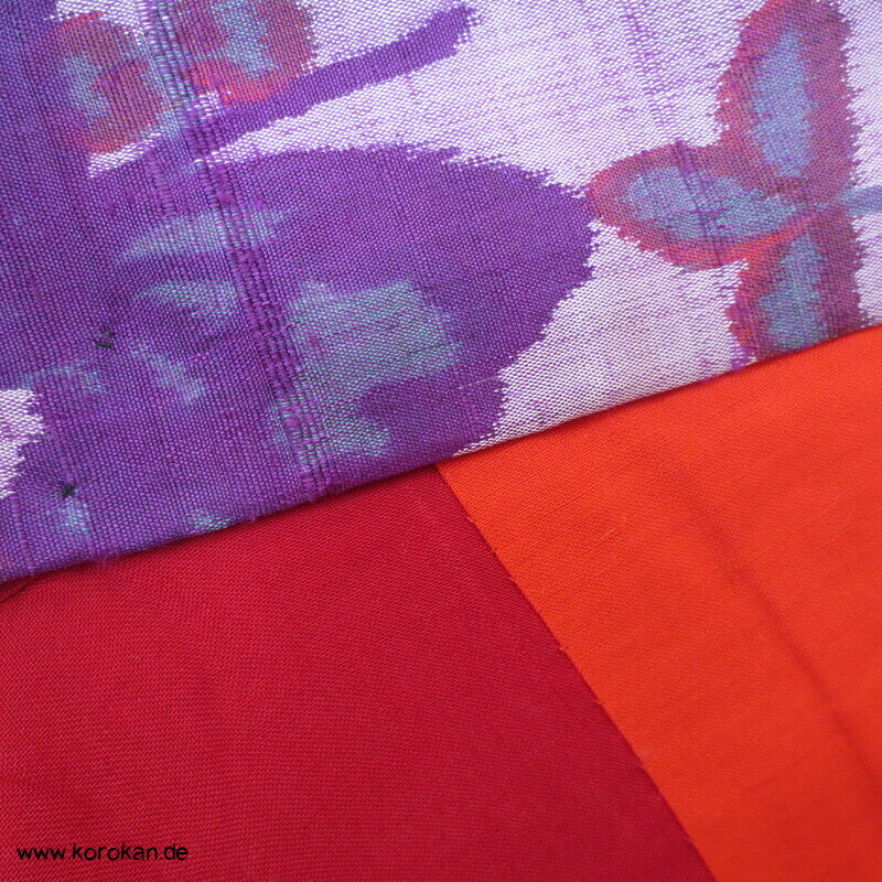 Schmetterlinge und Blüten Meisen Kimono