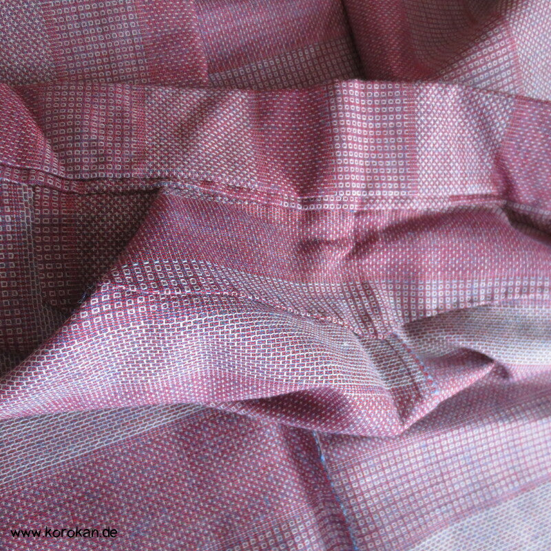 gewebte Musterstreifen Hitoe Kimono
