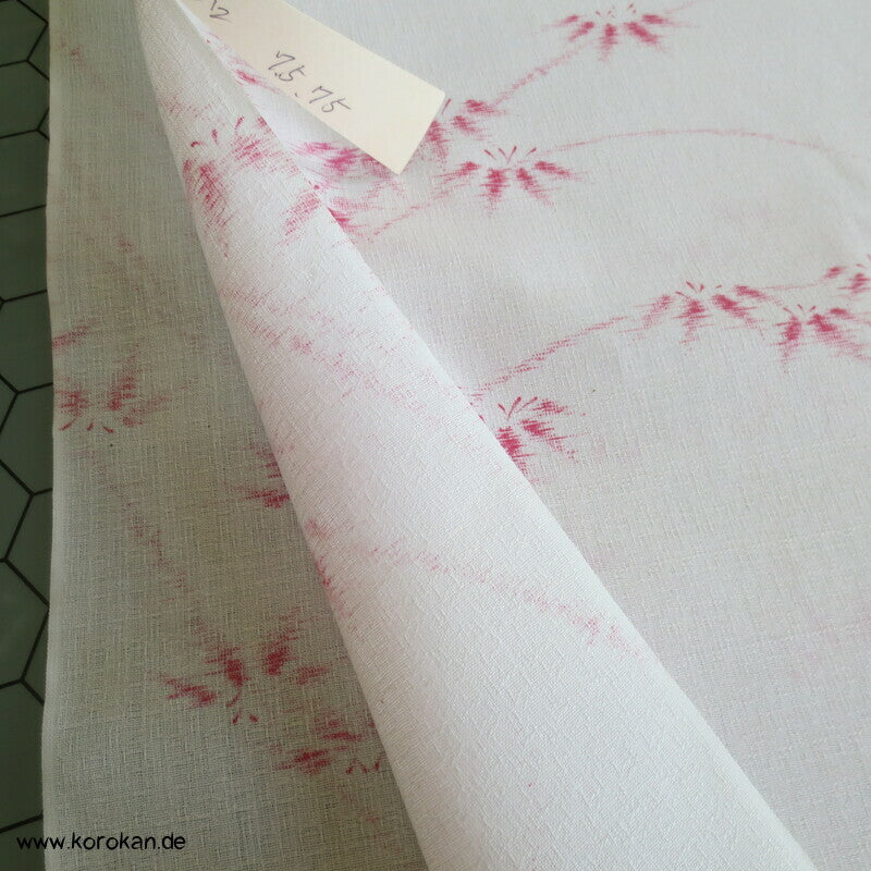 Bambusdruck originalgehefteter Sommer Kimono Krepp