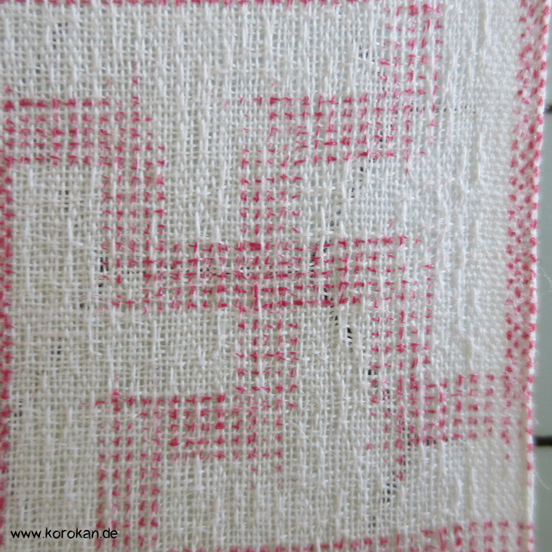 Sayagata Druck Yukata / Juban Mischgewebe