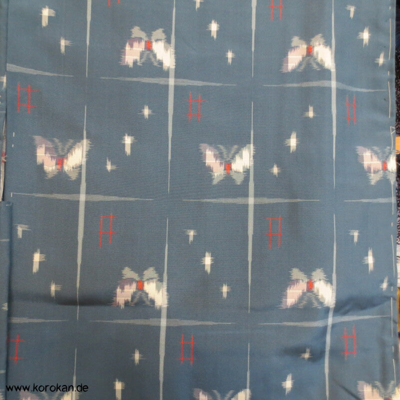 feine Meisen Seiden Schmetterlinge Haori Kimonojacke