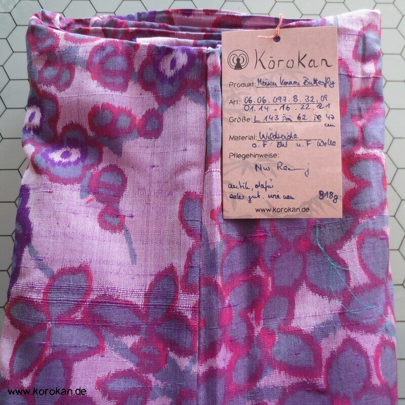 Schmetterlinge und Blüten Meisen Kimono