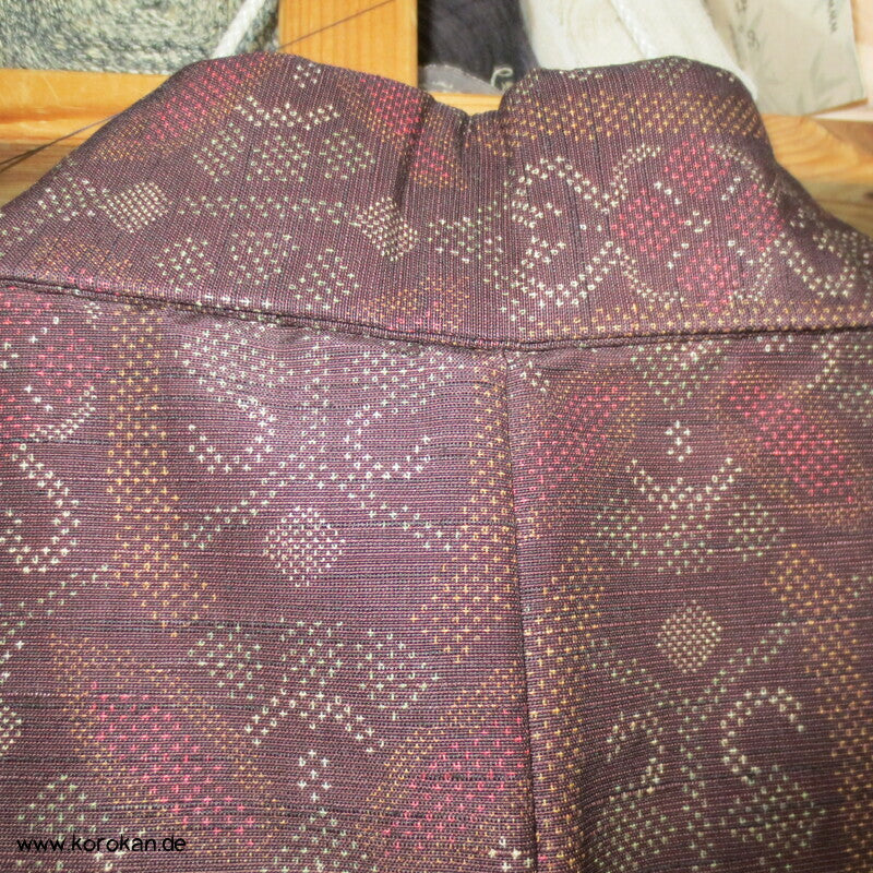 Oshima Muster Druck Hitoe Kimono