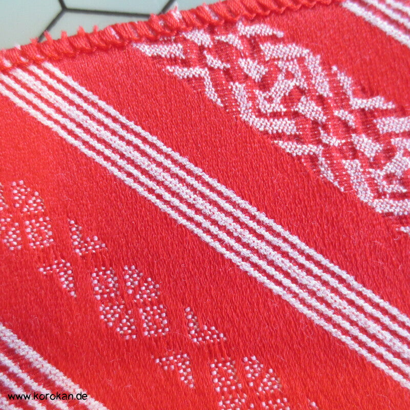 elastischer Klettverschluss Date Jime / Hanhaba Obi mit Hakata Streifen
