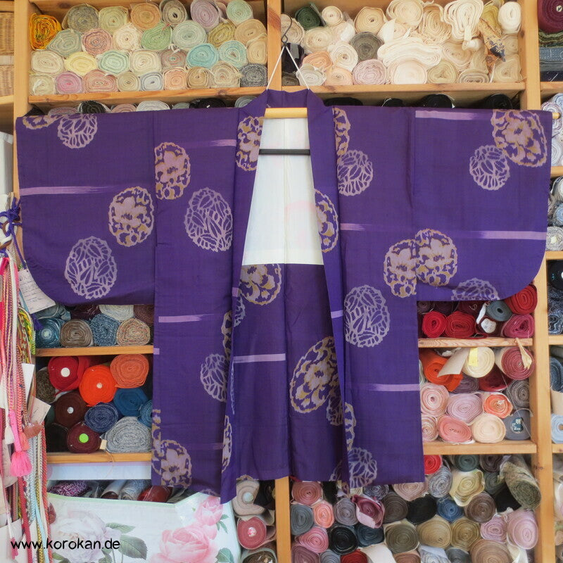 Kusudama Meisen Haori Kimono Jacke