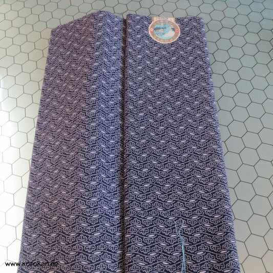 Pinien in Edo Komon Punktstreifen Yukata Kimono Baumwoll Stoff