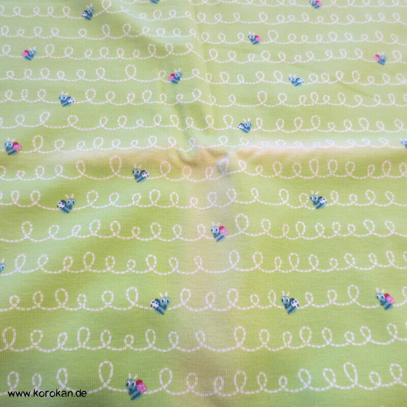 Baumwoll Jersey Bienchen