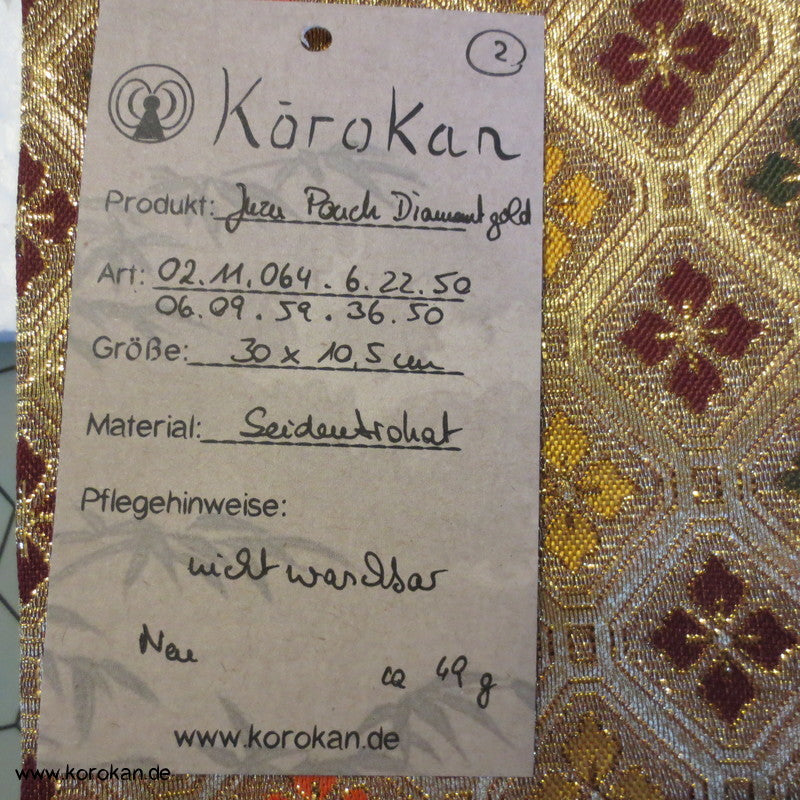 Juzu Pouch - Brokat Tasche mit Reißverschluss