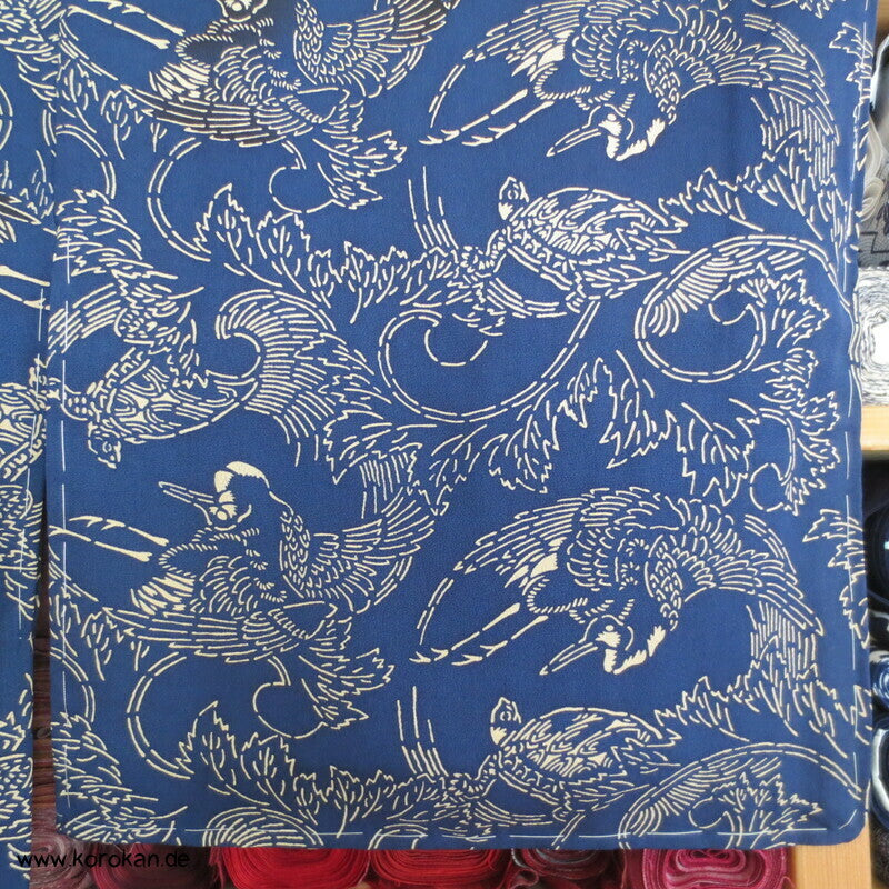 Kraniche und Schildkröten Komon Kimono