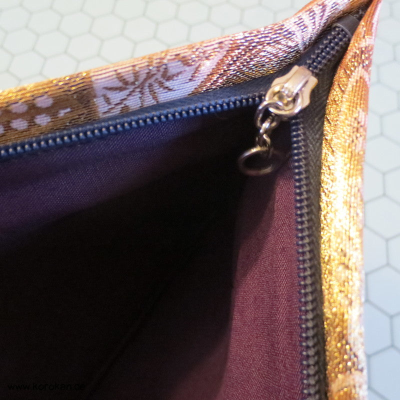 Juzu Pouch - Brokat Clutch Tasche mit Reißverschluss
