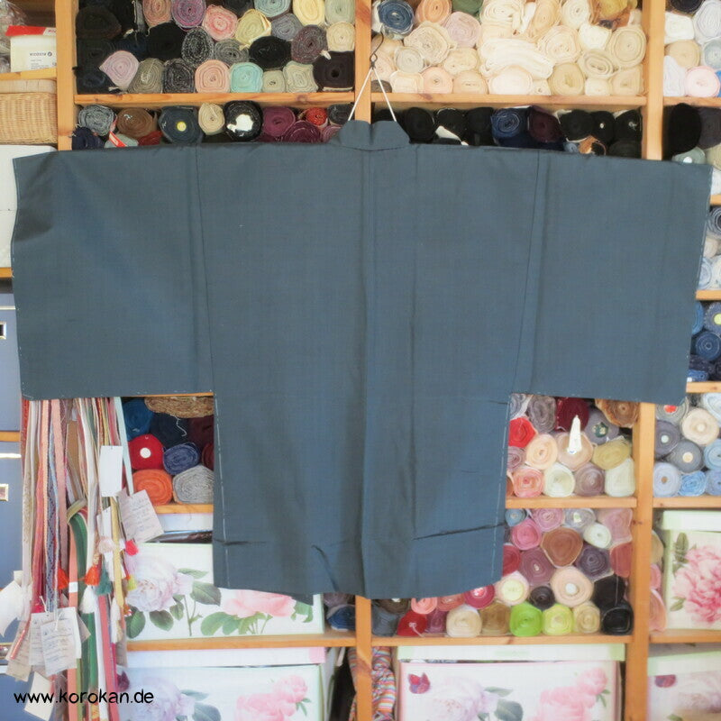 Schatzschiff, Ebi, Fuji San Futter - Haori Jacke glänzende Wildseide