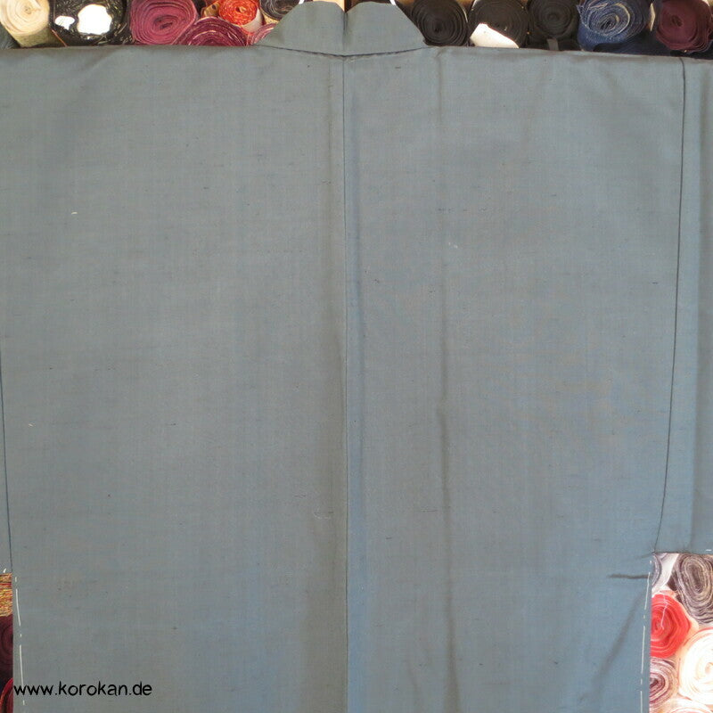 Schatzschiff, Ebi, Fuji San Futter - Haori Jacke glänzende Wildseide