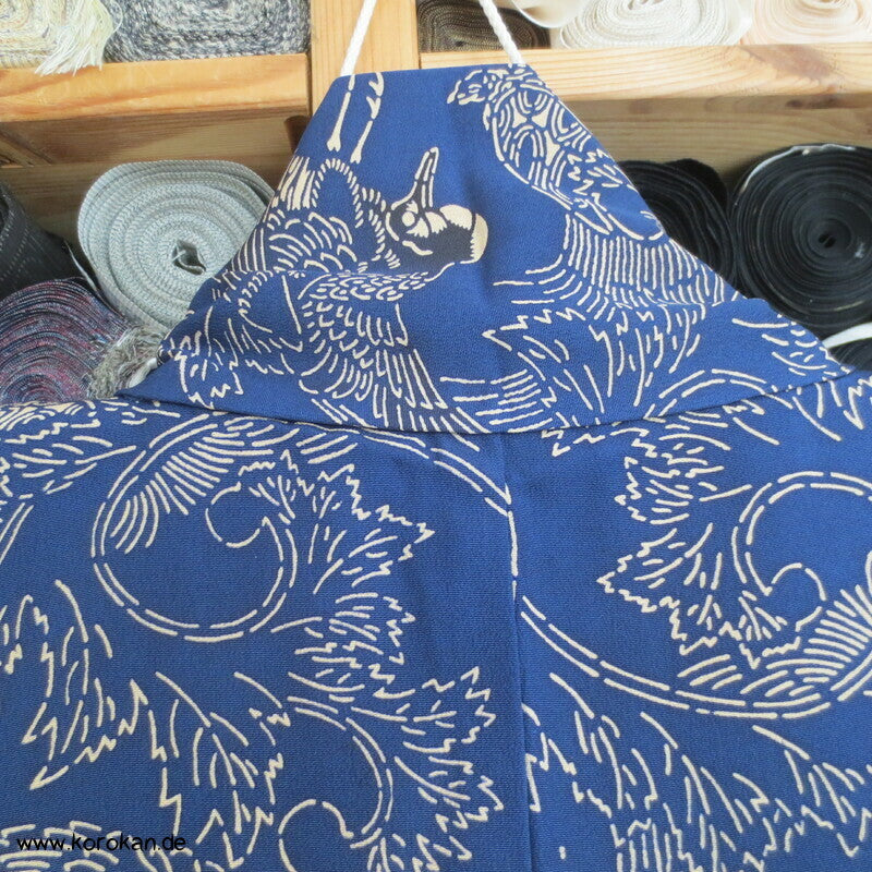 Kraniche und Schildkröten Komon Kimono