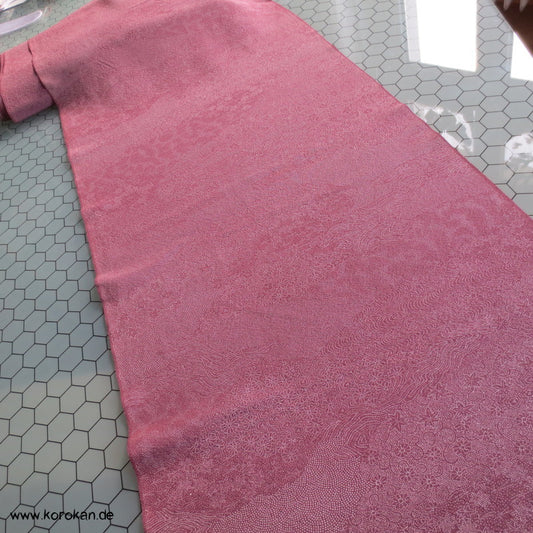 kleine Muster Edo Komon Kimono Seidencrepe