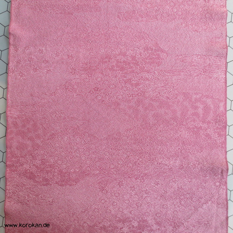 kleine Muster Edo Komon Kimono Seidencrepe