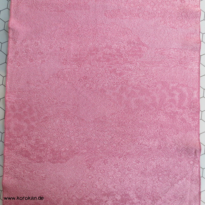 kleine Muster Edo Komon Kimono Seidencrepe