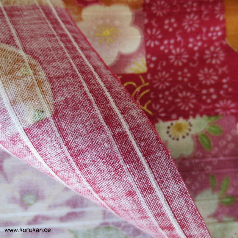 Patchwork Golddruck Futon Strukturgewebe