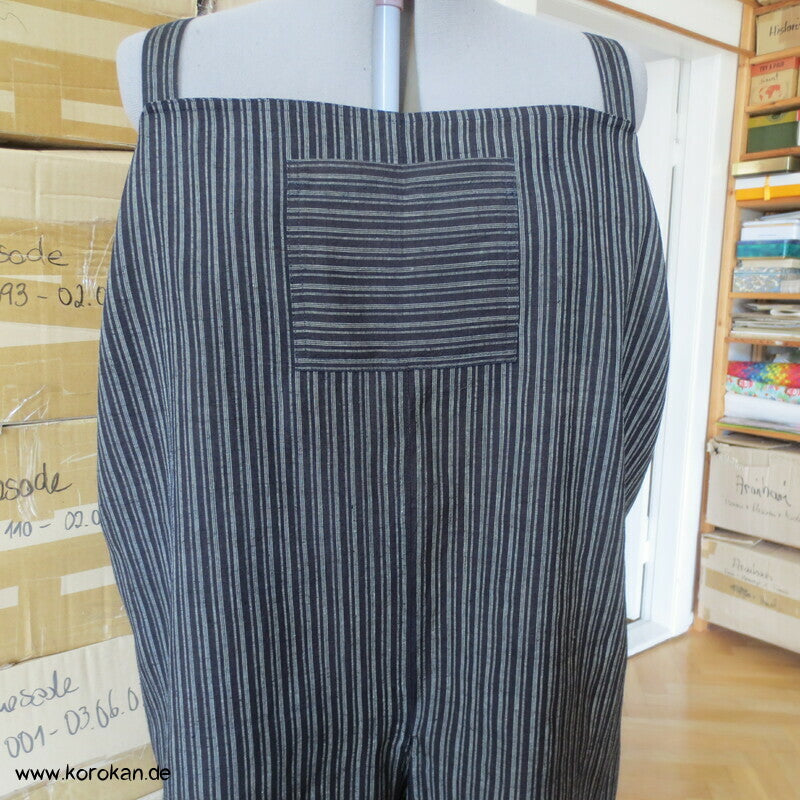 Latzhose aus Tsumugi Seide, Upcycling, Zero Waste