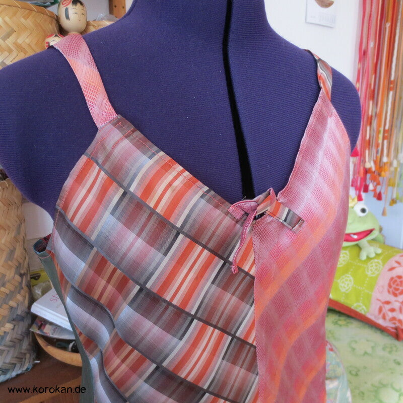 Upcycling Seiden Krawatten Top