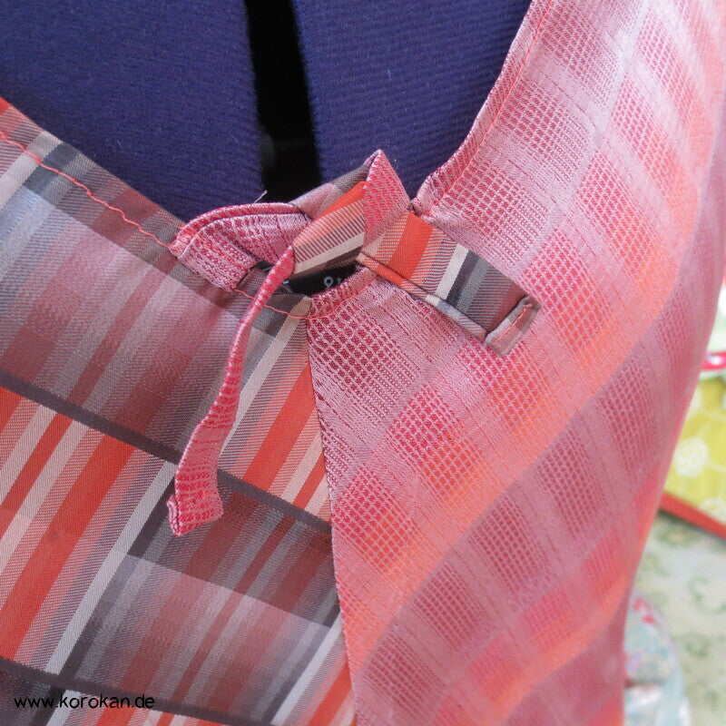 Upcycling Seiden Krawatten Top