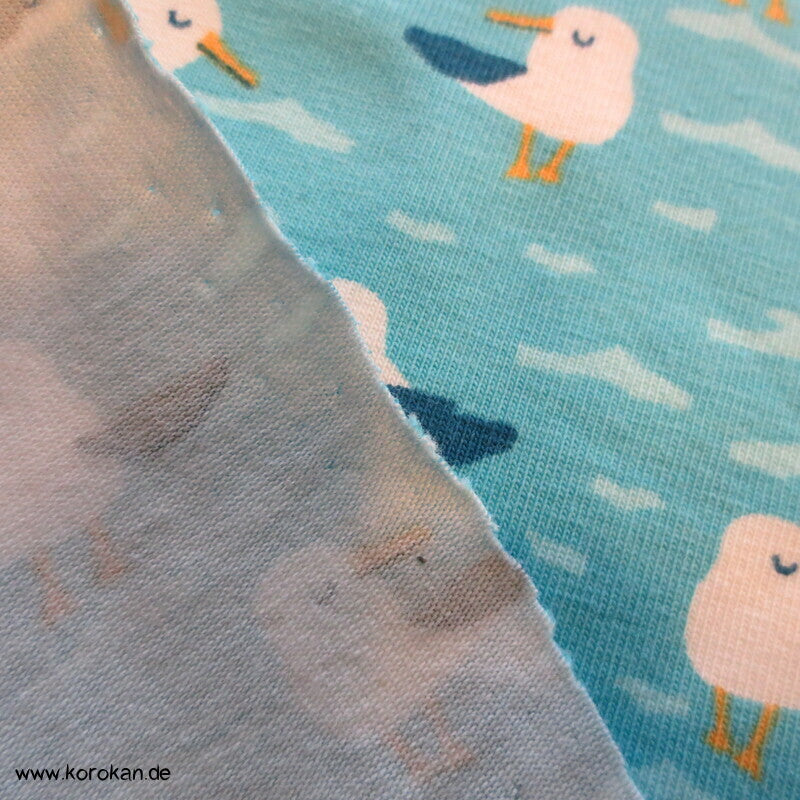 Baumwolljersey Möwen