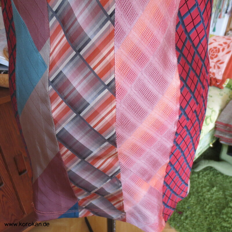 Upcycling Seiden Krawatten Top
