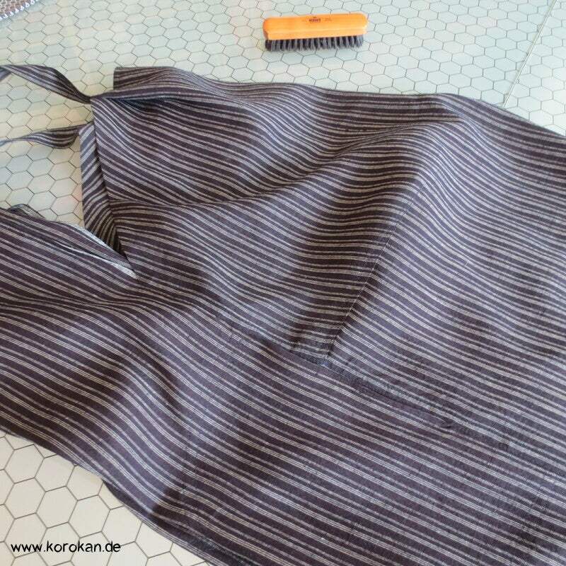 Latzhose aus Tsumugi Seide, Upcycling, Zero Waste