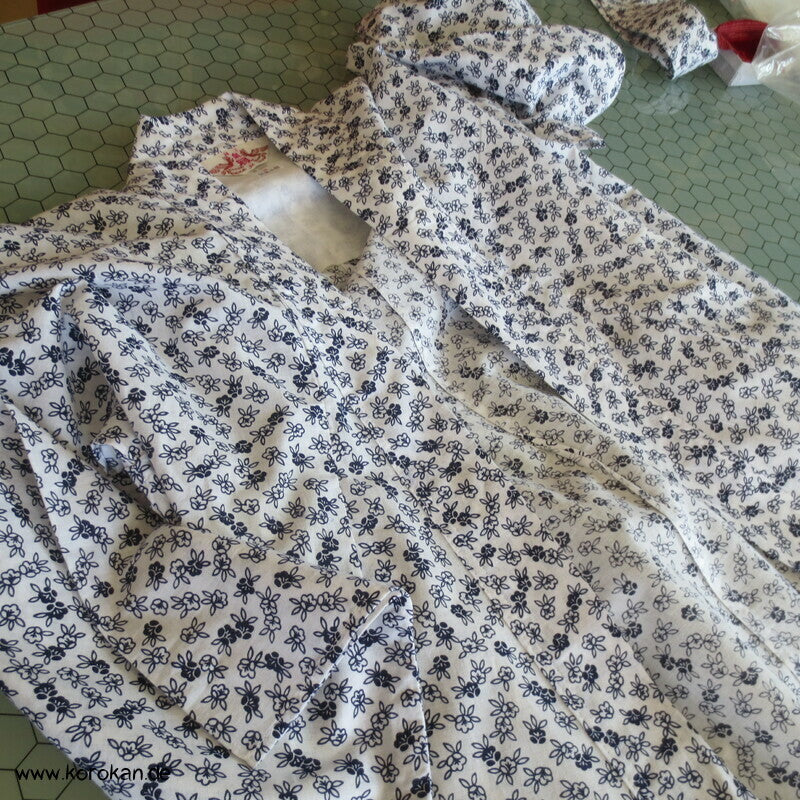 Mille Fleur Nemaki - Baumwoll Schlaf Kimono