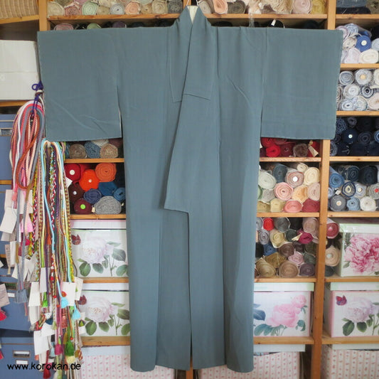 graugrüner Iromuji Kimono, 1 Mon