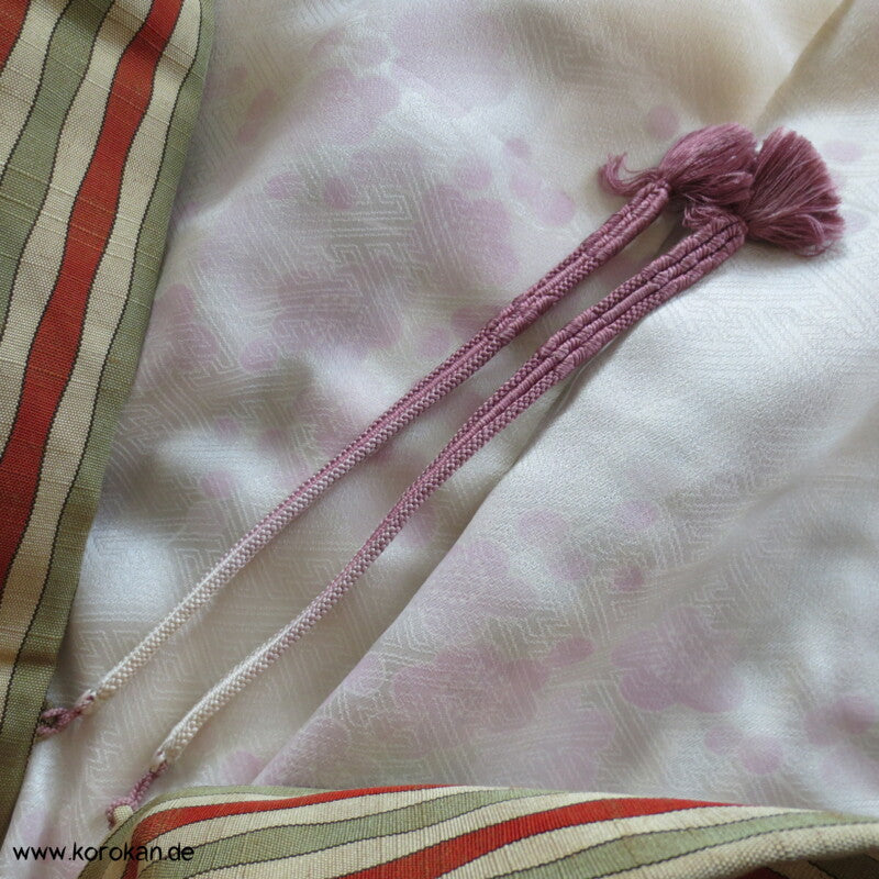 Tatewaku Tsumugi Seiden Haori Kimono Jacke mit Himo