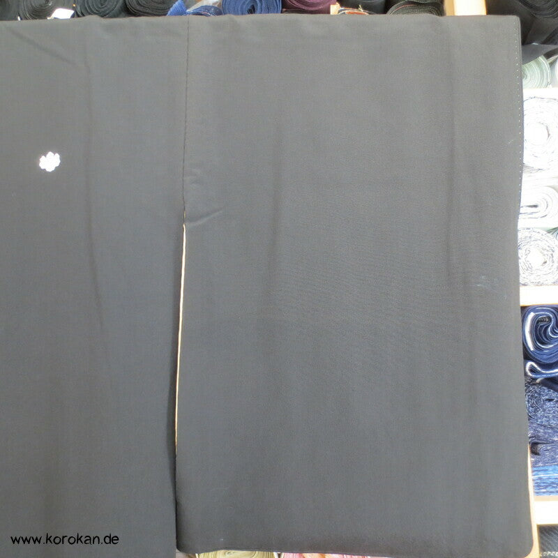 Bambusgräsersaum Tomesode Kimono Seidencrepe