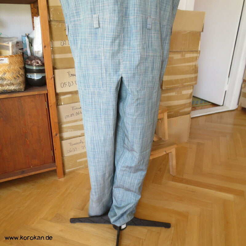 Overall aus feinkarierter Tsumugi Seide, Araihari Kimono