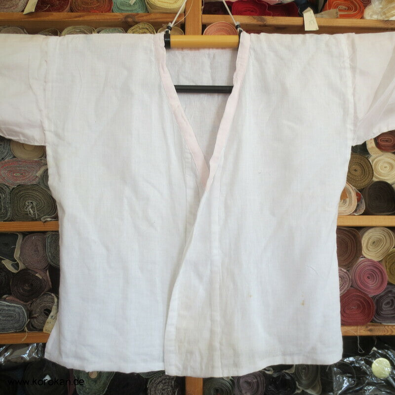 Winter Hadajuban Kimono Unterhemd, Korpus Baumwoll, Ärmel mit Spitze