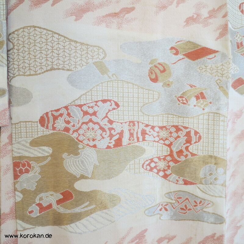 Urushi Wolken Haori Kimono Jacke aus Japan