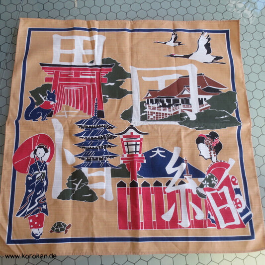 Japan Motive Furoshiki japanisches Tragetuch