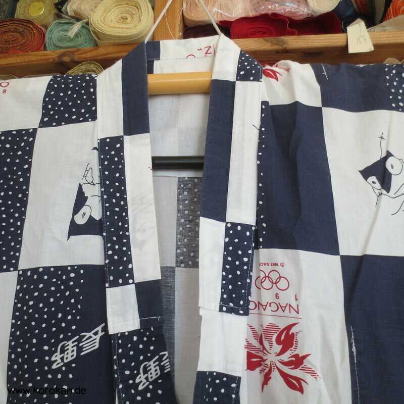 Nagana Olympics 1998 Nemaki Schlaf Baumwoll Kimono