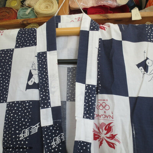 Nagana Olympics 1998 Nemaki Schlaf Baumwoll Kimono
