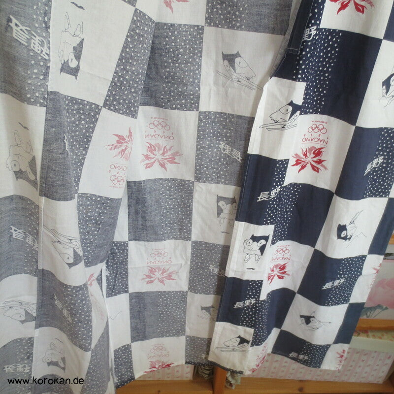 Nagana Olympics 1998 Nemaki Schlaf Baumwoll Kimono