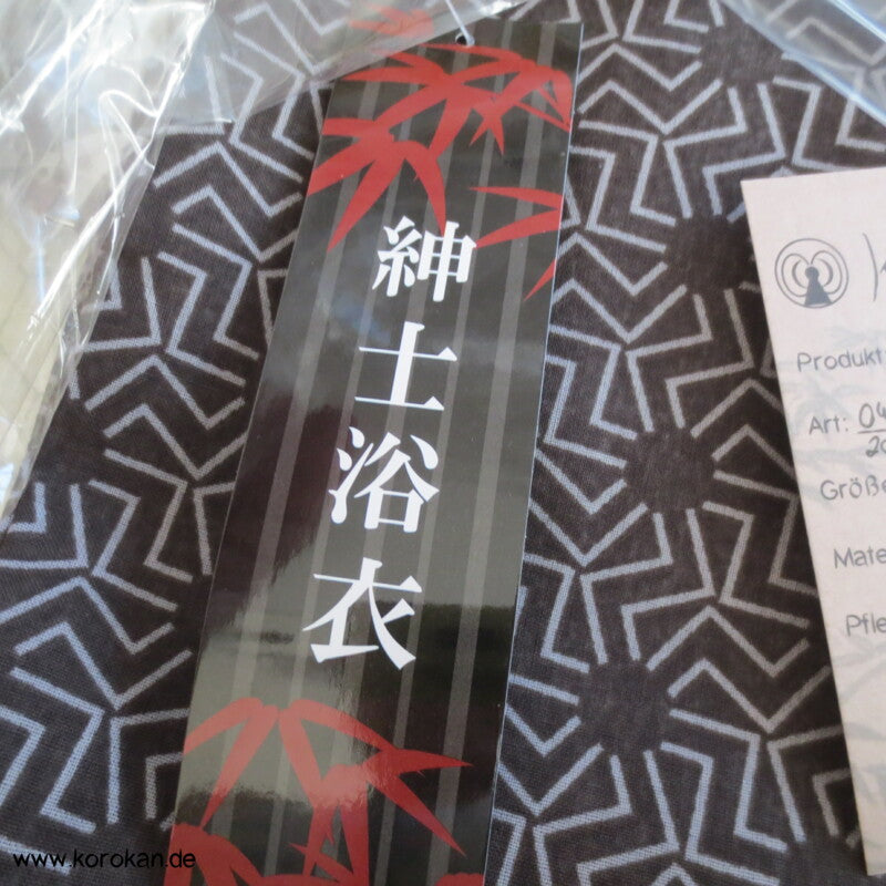 doppelte Triskele Yukata Kimono, reine Baumwolle