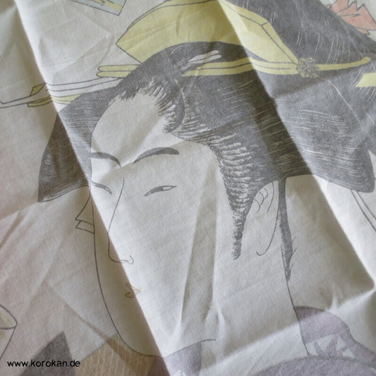 Furoshiki  Taschentuch mit feiner japanischer Dame