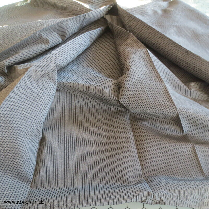 gestreifte Sommer Seide Kimono Hakama - Andon - Rock - Typ