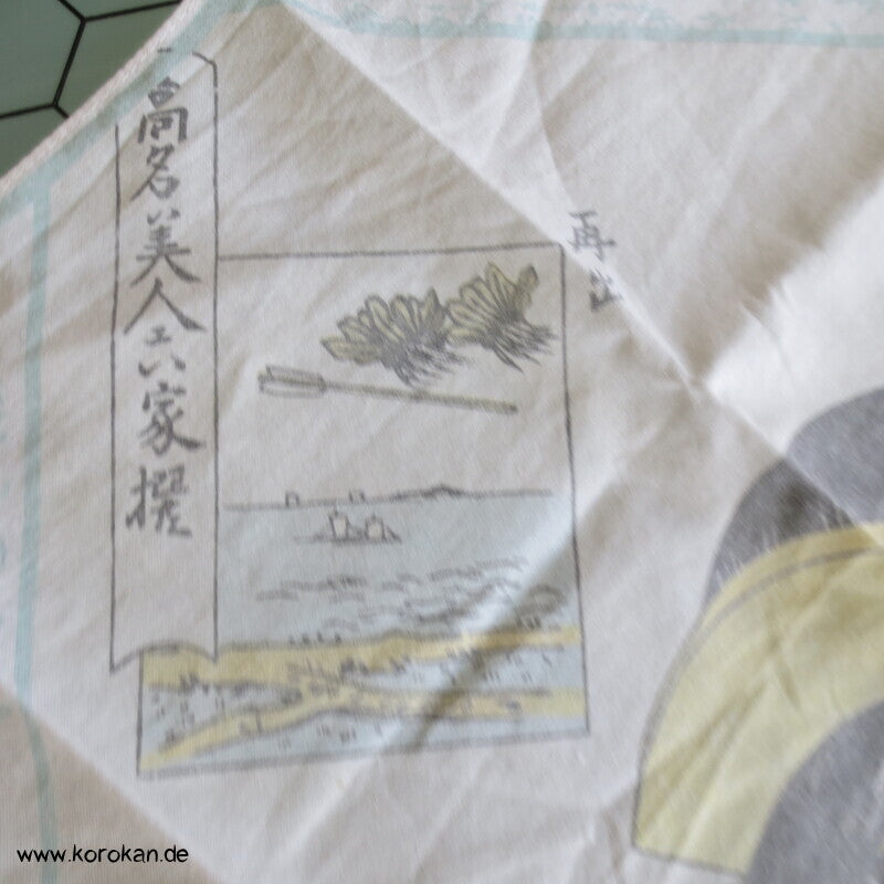 Furoshiki  Taschentuch mit feiner japanischer Dame