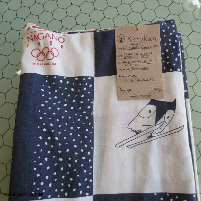 Nagana Olympics 1998 Nemaki Schlaf Baumwoll Kimono