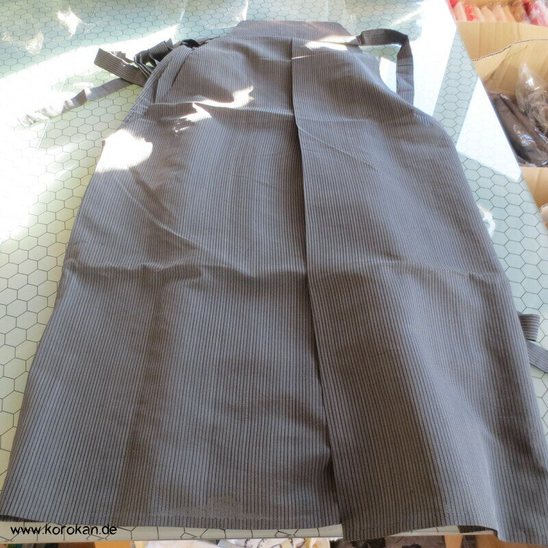 gestreifte Sommer Seide Kimono Hakama - Andon - Rock - Typ