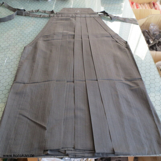 gestreifte Sommer Seide Kimono Hakama - Andon - Rock - Typ