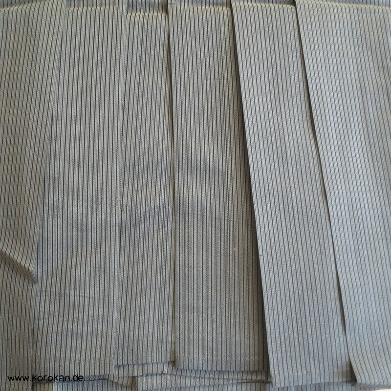 gestreifte Sommer Seide Kimono Hakama - Andon - Rock - Typ