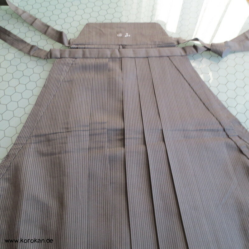 gestreifte Sommer Seide Kimono Hakama - Andon - Rock - Typ