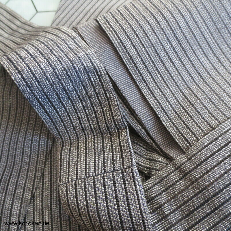 gestreifte Sommer Seide Kimono Hakama - Andon - Rock - Typ